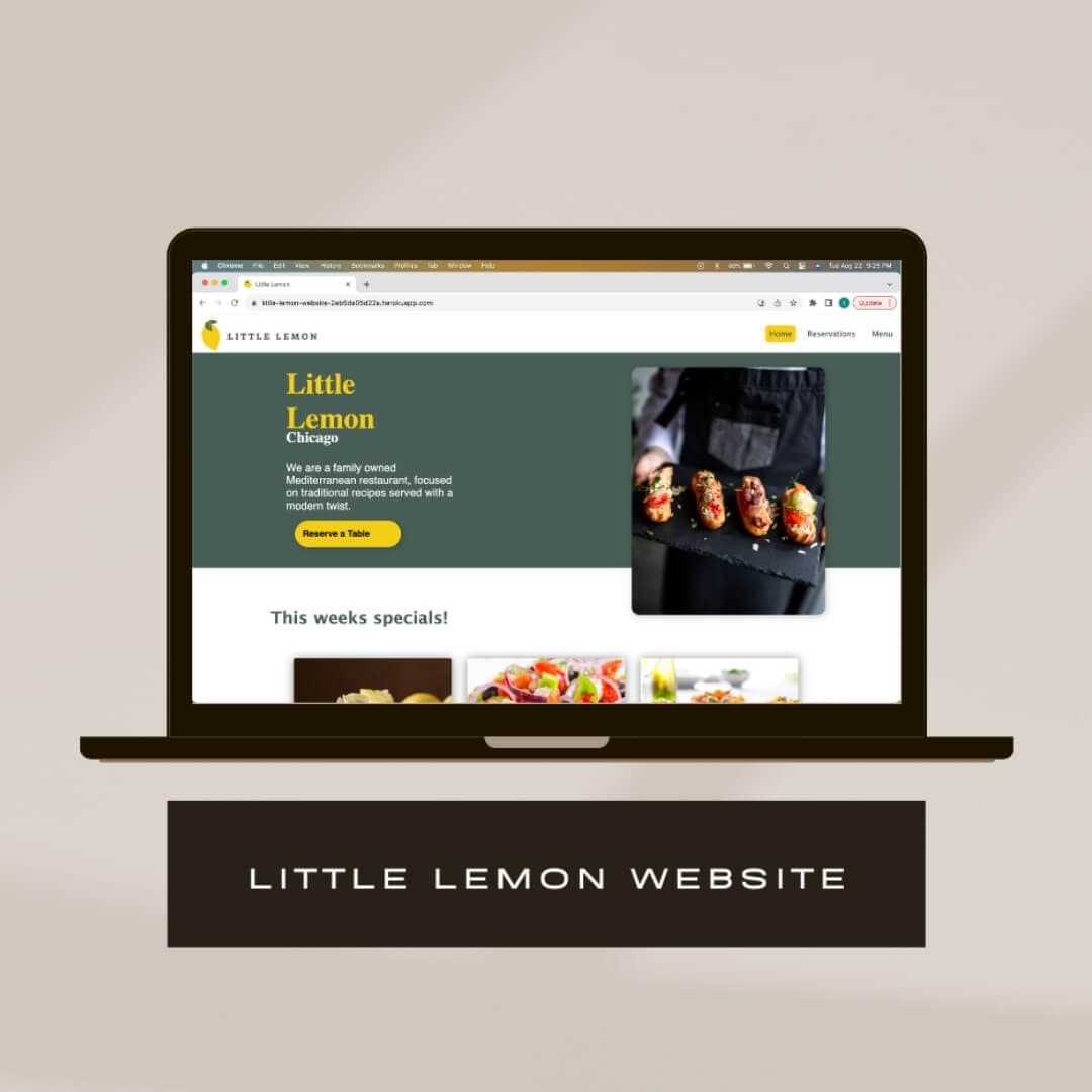 Little Lemon Project screenshot